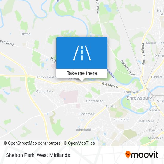 Shelton Park map
