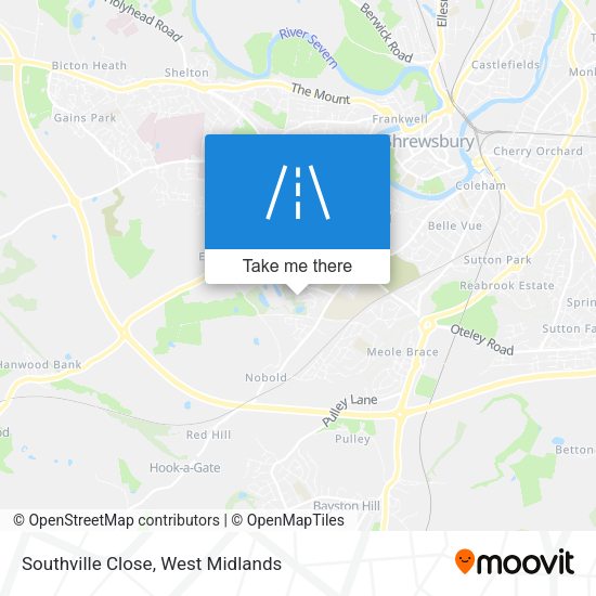 Southville Close map