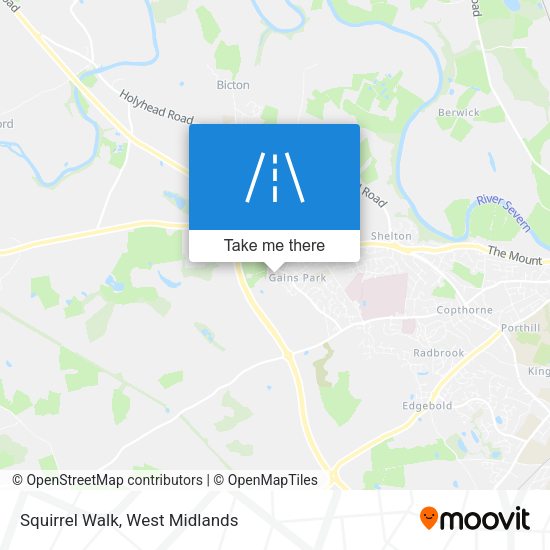 Squirrel Walk map