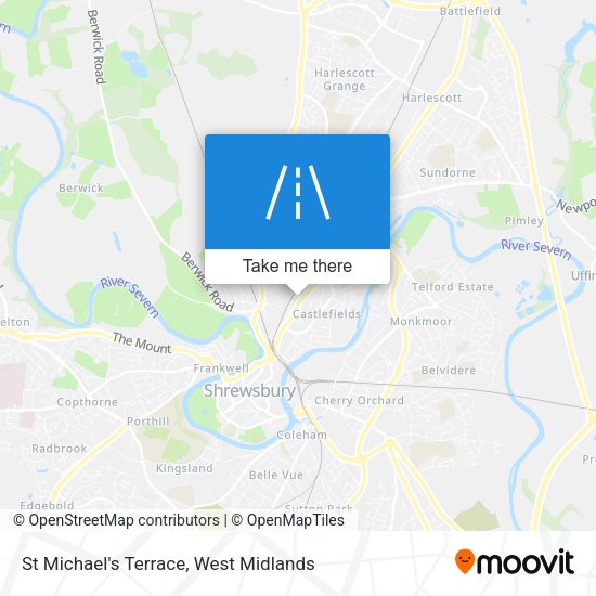 St Michael's Terrace map