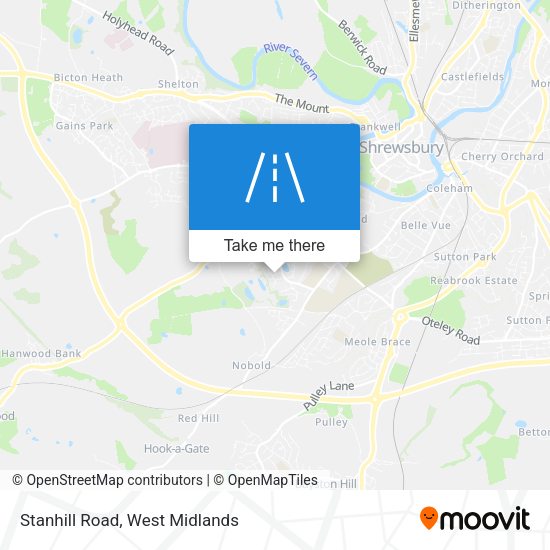 Stanhill Road map