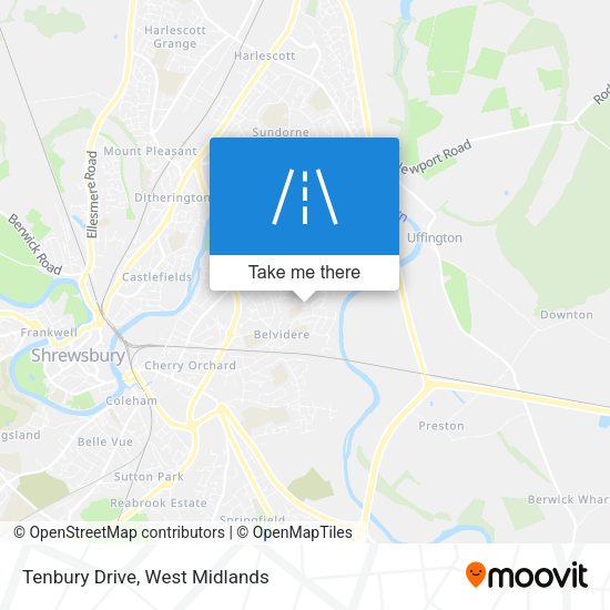 Tenbury Drive map
