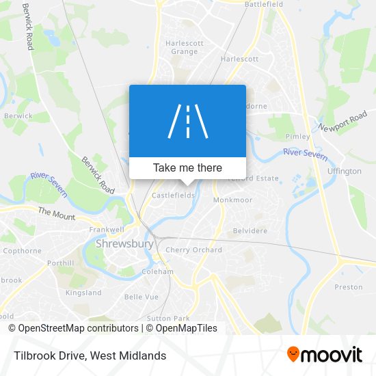 Tilbrook Drive map
