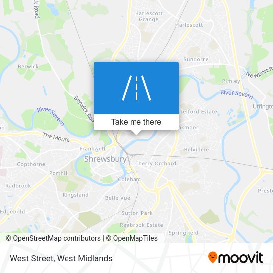West Street map