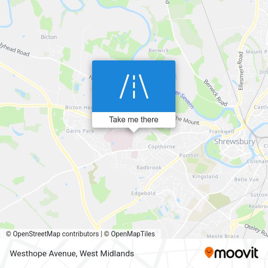 Westhope Avenue map