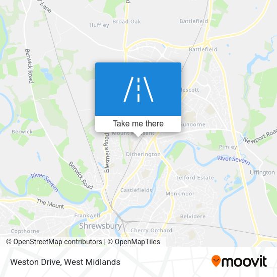 Weston Drive map
