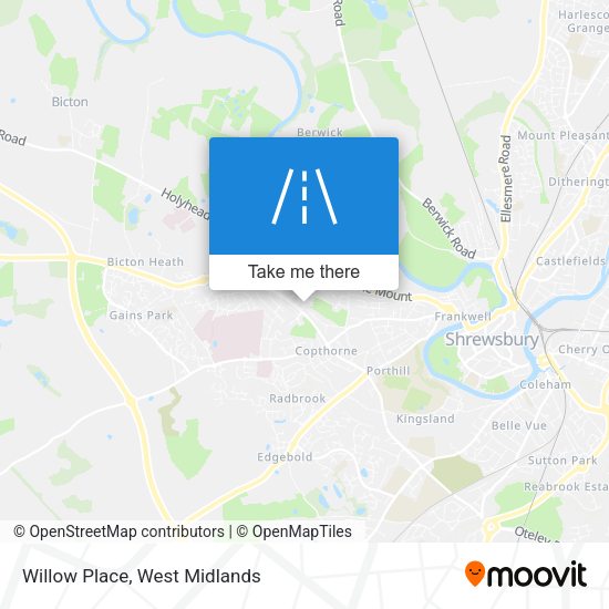 Willow Place map