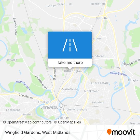 Wingfield Gardens map