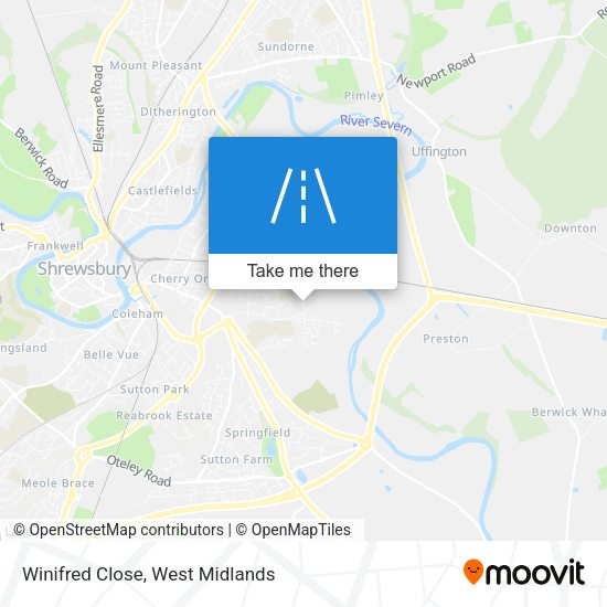 Winifred Close map
