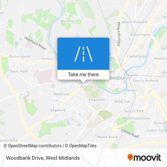 Woodbank Drive map