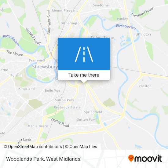 Woodlands Park map