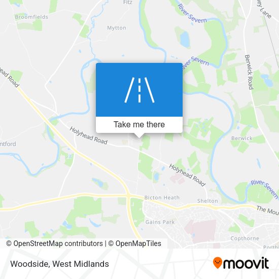 Woodside map