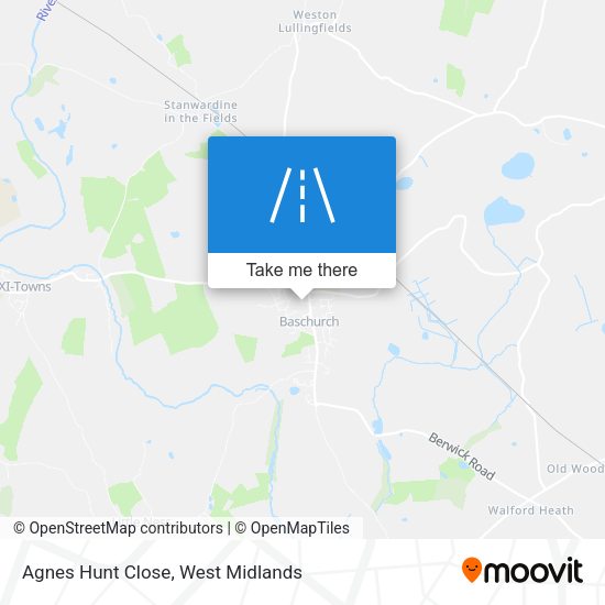 Agnes Hunt Close map