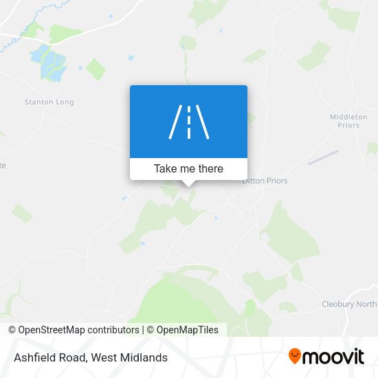 Ashfield Road map