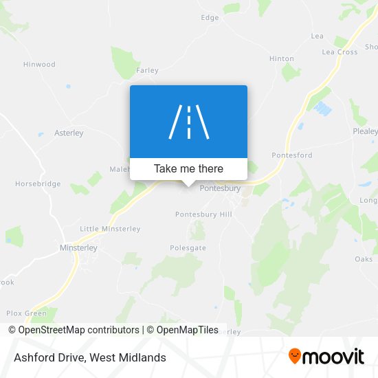Ashford Drive map