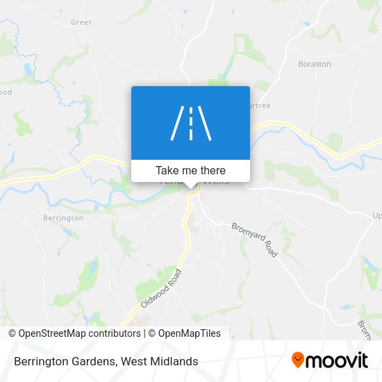 Berrington Gardens map