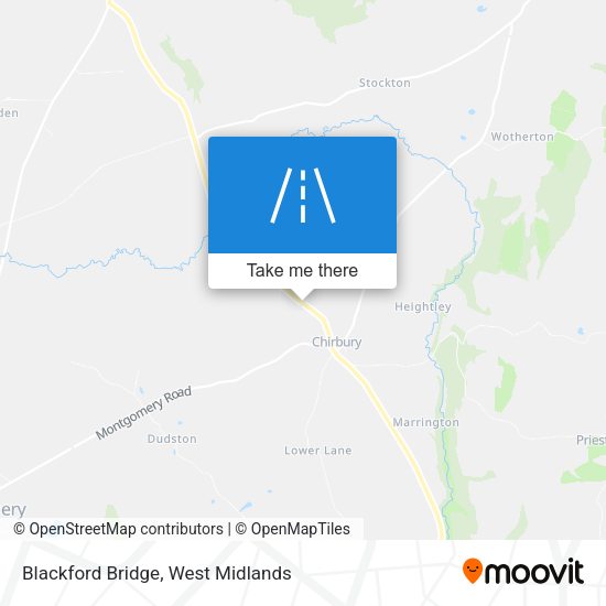 Blackford Bridge map