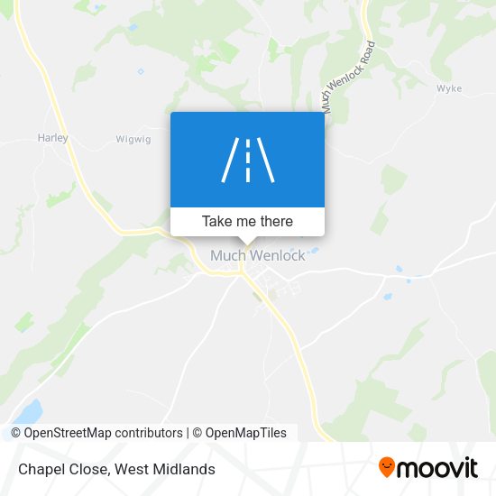 Chapel Close map