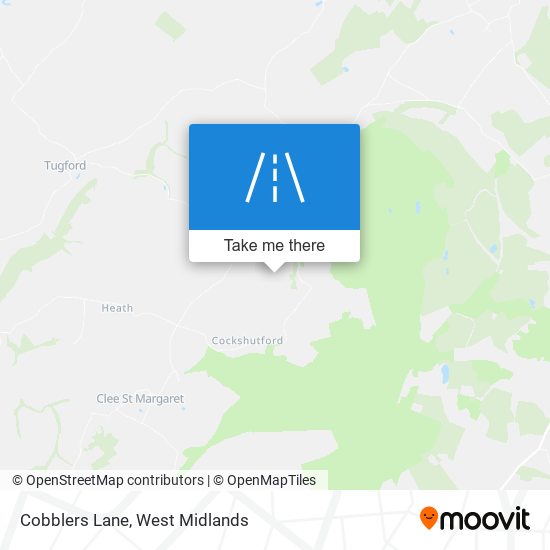 Cobblers Lane map