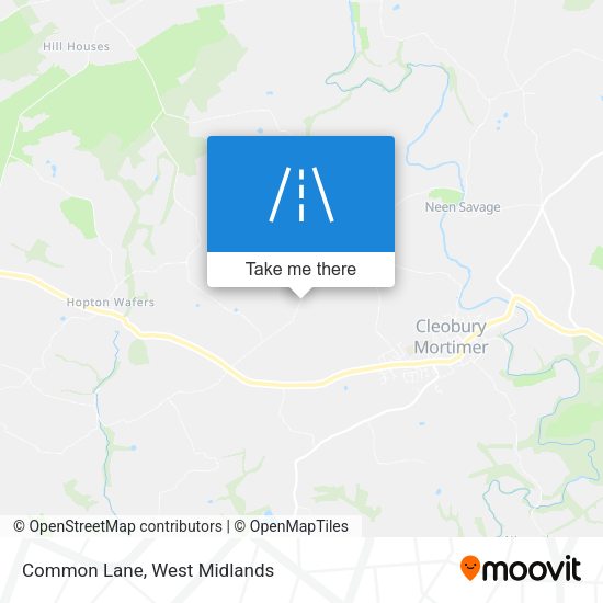 Common Lane map