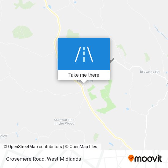 Crosemere Road map