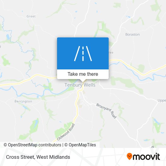 Cross Street map