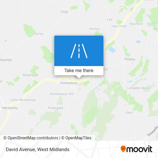 David Avenue map