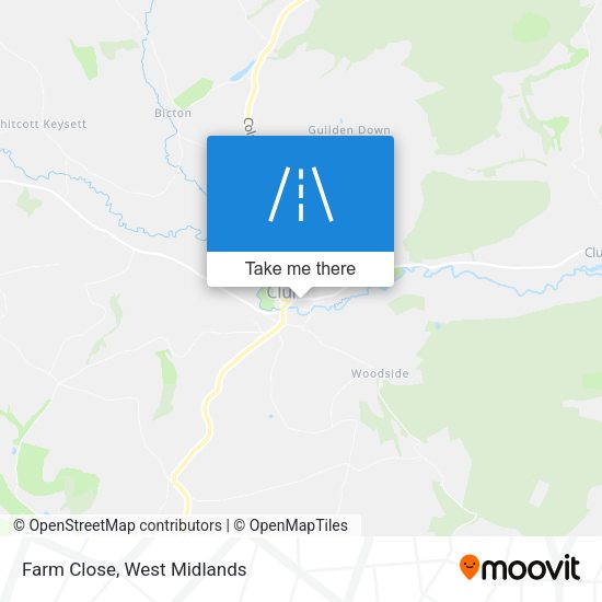 Farm Close map