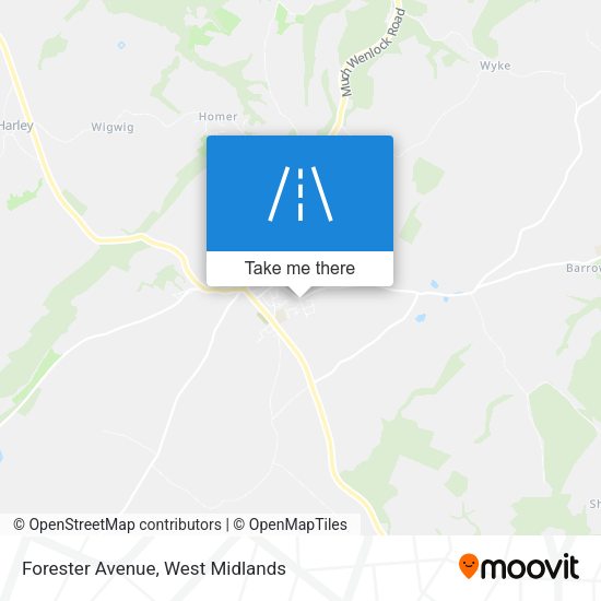 Forester Avenue map
