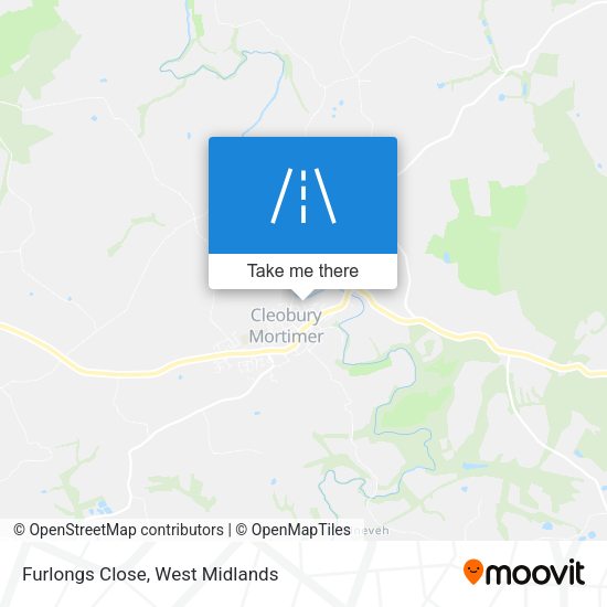 Furlongs Close map