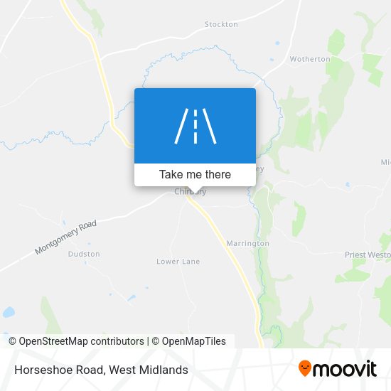 Horseshoe Road map