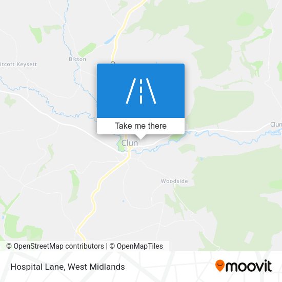 Hospital Lane map