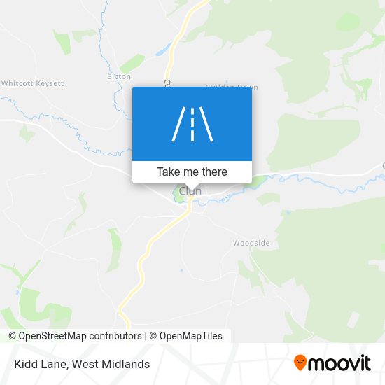Kidd Lane map