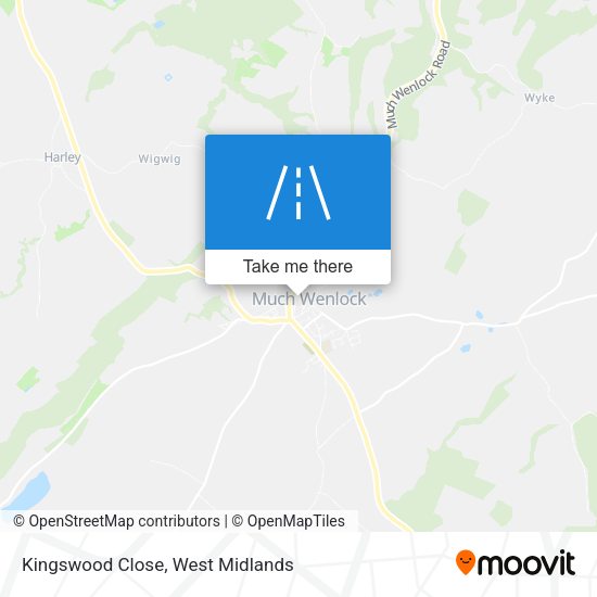 Kingswood Close map