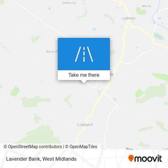 Lavender Bank map