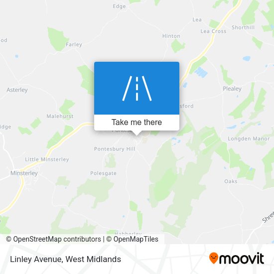 Linley Avenue map