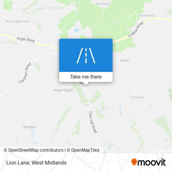 Lion Lane map