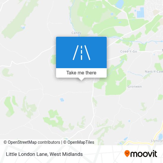 Little London Lane map