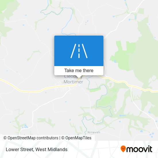 Lower Street map
