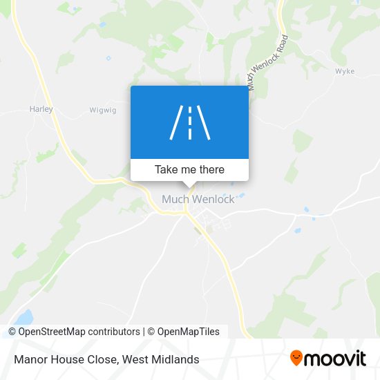 Manor House Close map