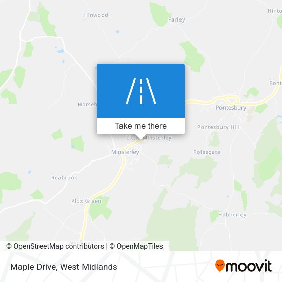 Maple Drive map