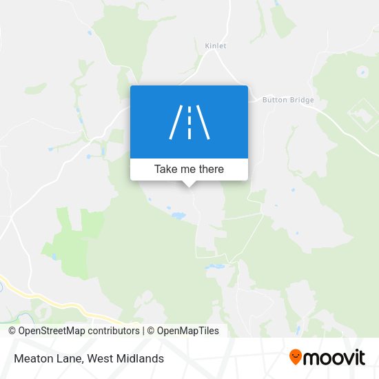 Meaton Lane map