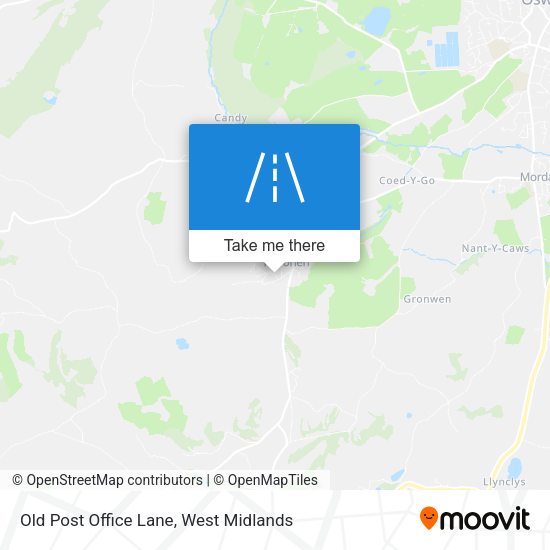 Old Post Office Lane map