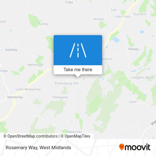 Rosemary Way map