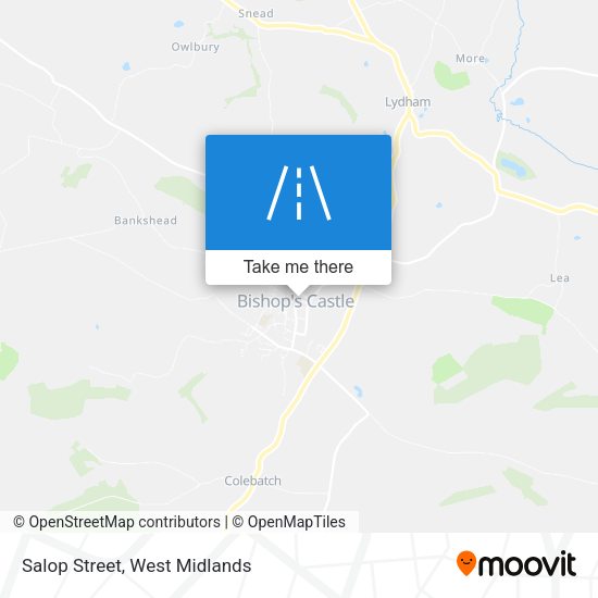 Salop Street map
