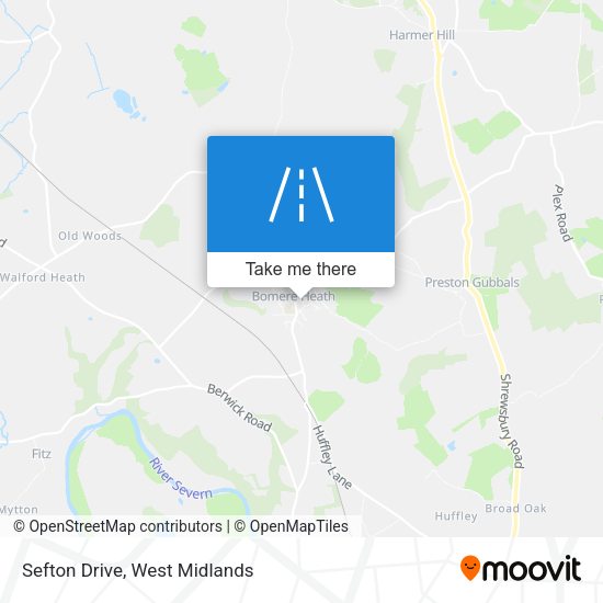 Sefton Drive map