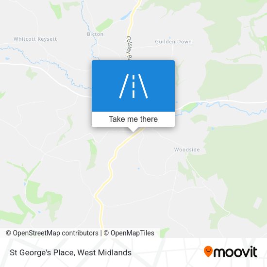 St George's Place map