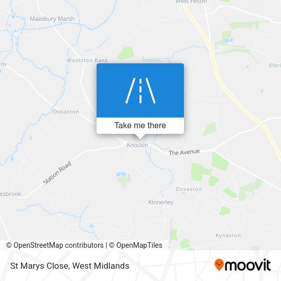 St Marys Close map