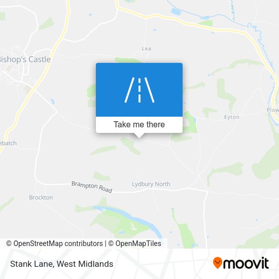 Stank Lane map