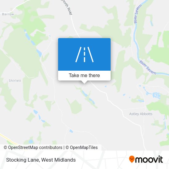 Stocking Lane map